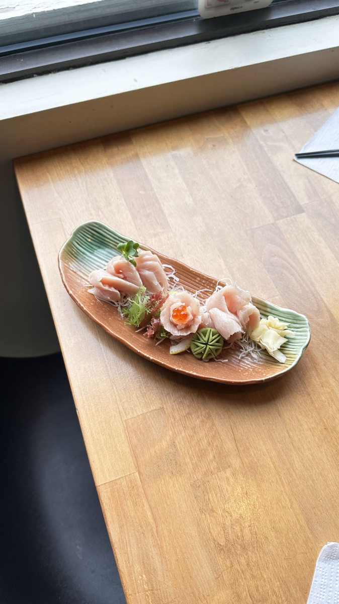 Sushi and sashimi